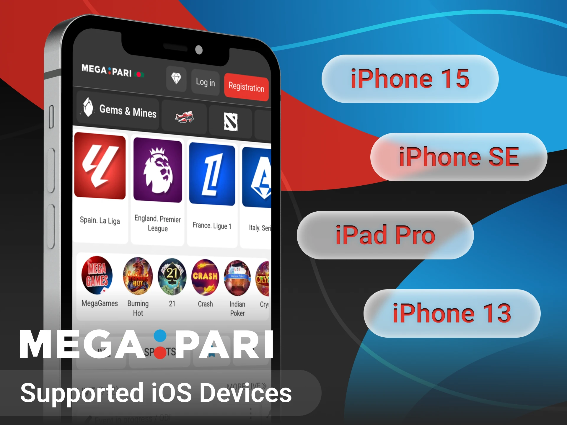 Find out if you can download the Megapari online casino app to your iOS phone.