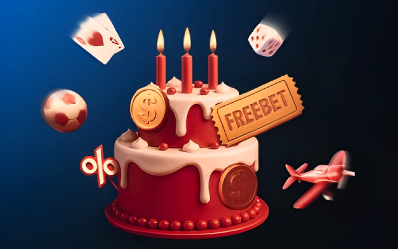 Take advantage of a special birthday bonus at Megapari online casino.
