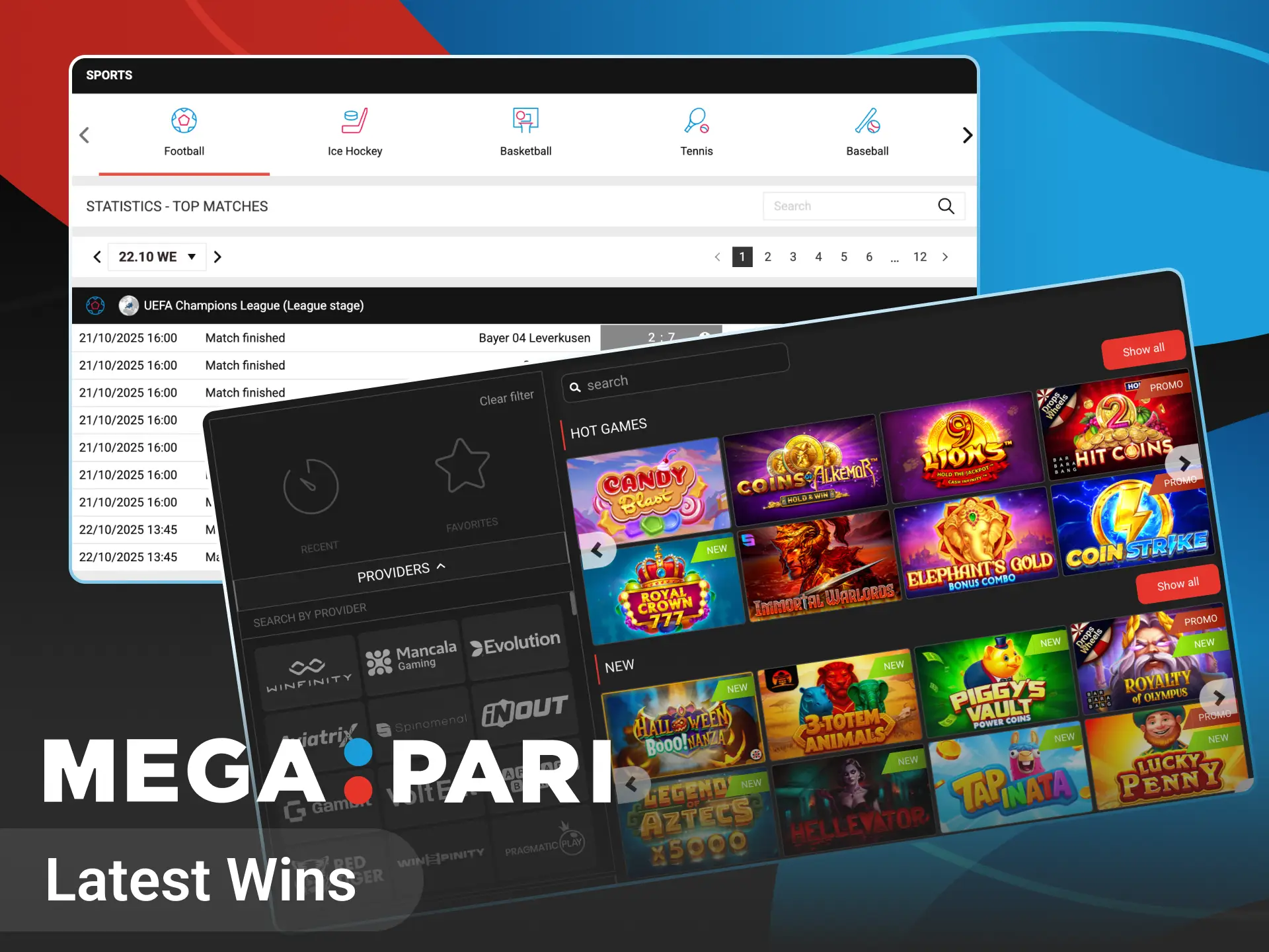 Don't be afraid to place bets at Megapari online casino.