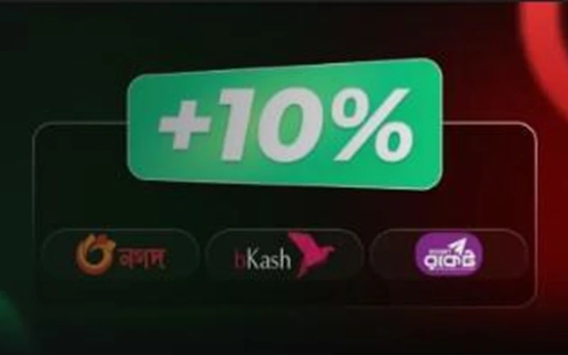 10% deposit bonus at Megapari for bKash, Nagad and Rocket